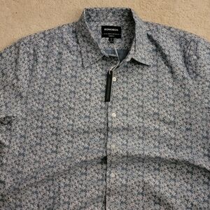 Bonobos Navy and White Patterned Men's Shirt